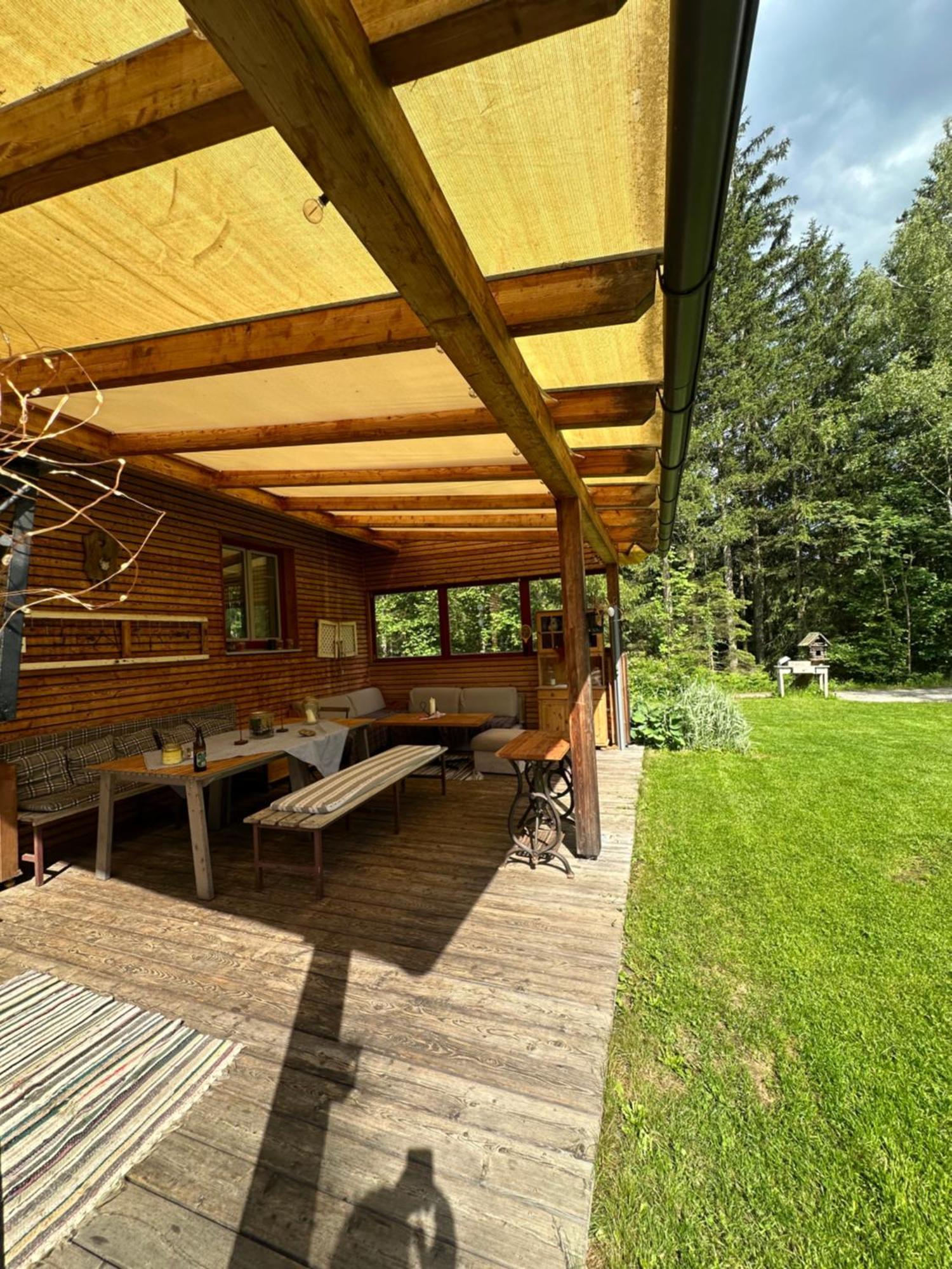 Ferienhaus Im Wald Edelschrott Exterior foto